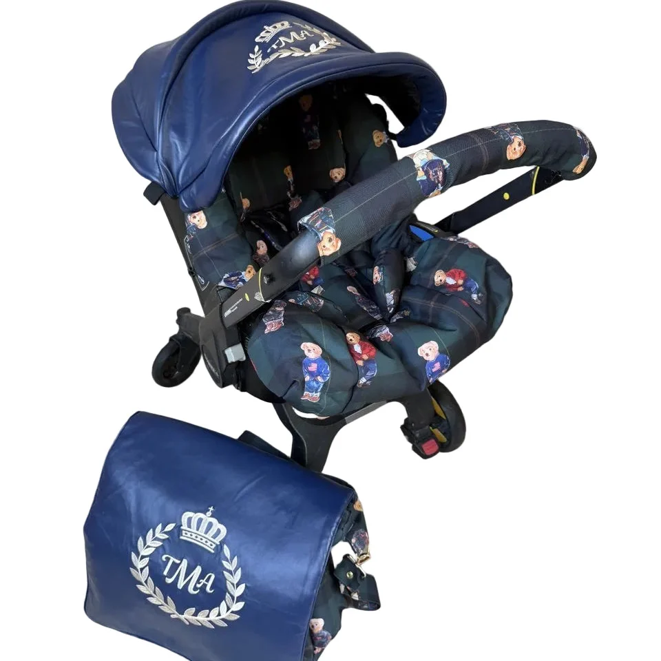 Royal Navy Teddy Bear Baby Car Seat Cover Set - Image 2